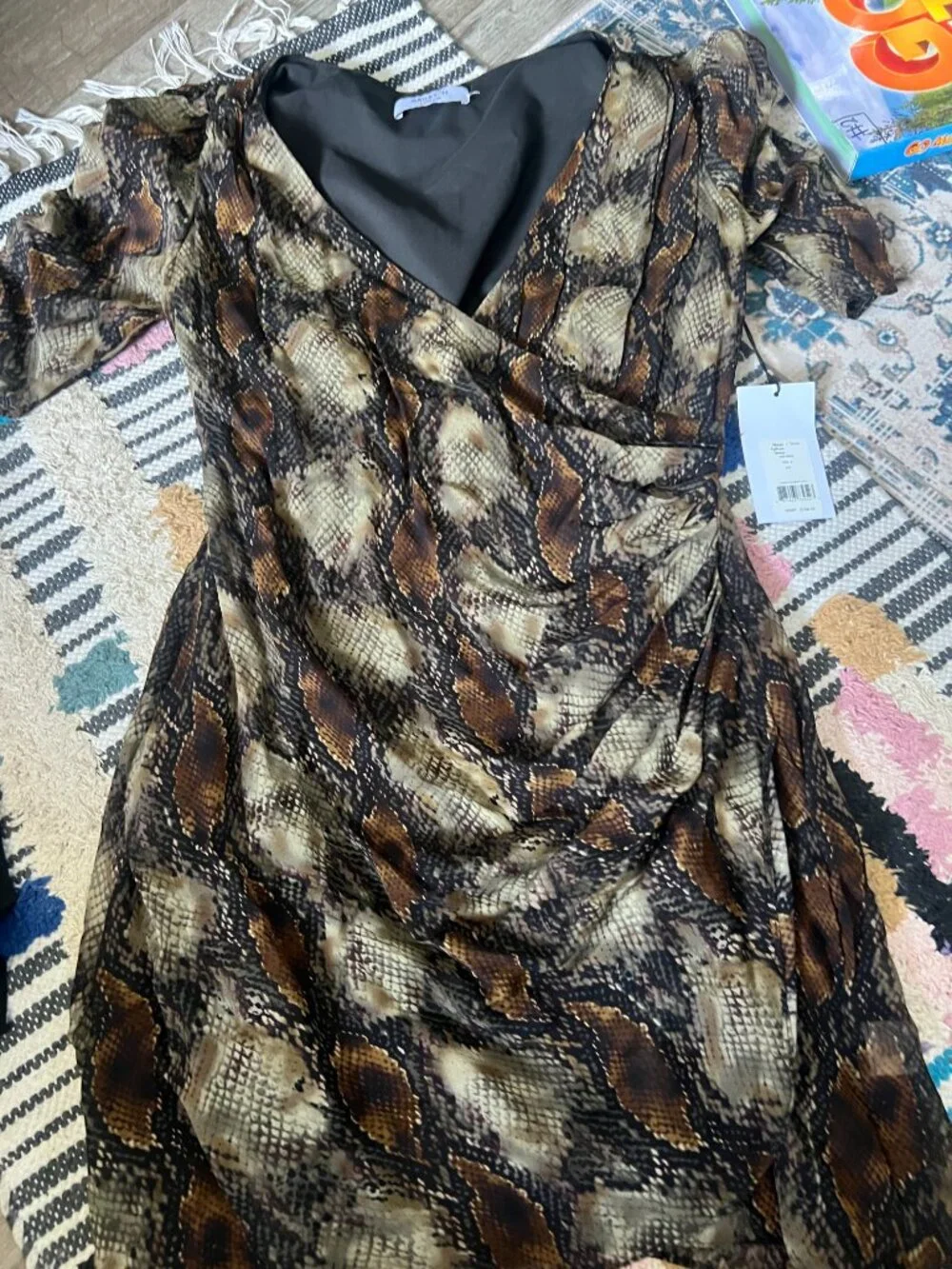 NWT Bailey44 Maya Faux Wrap Dress size 6‎